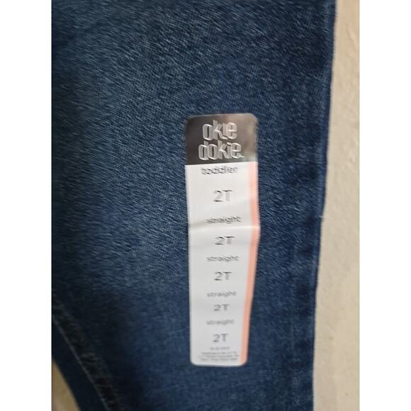 Okie Dokie Straight Jeans Size 2T Toddler Girl - Picture 2 of 11